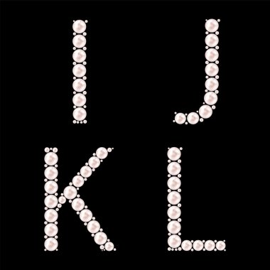 inci abc vektör çizim