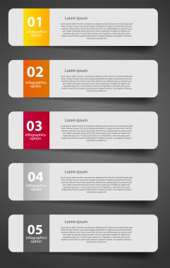 Infographic iş şablonu vektör çizim