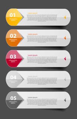 Infographic iş şablonu vektör çizim