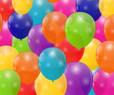 rengi parlak balonlar arka plan