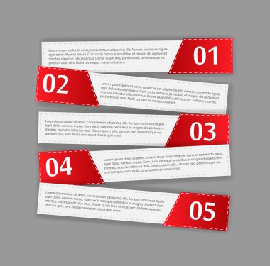 Infographic iş şablonu