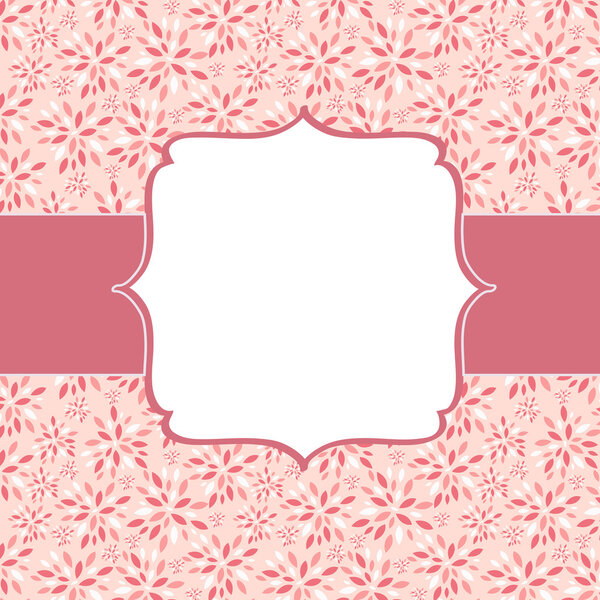 Симпатичный розовый вектор
