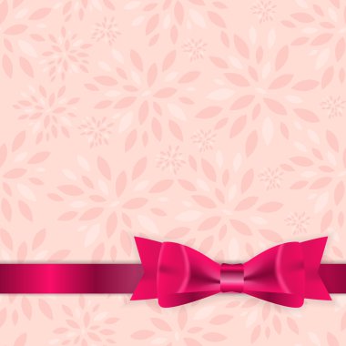 Şerit ve yayla çiçek arka plan