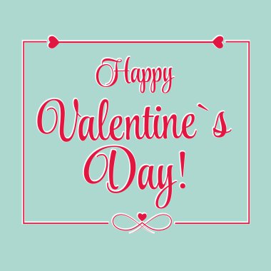 St. valentine günün tebrik kartı