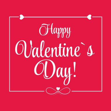 St. valentine günün tebrik kartı