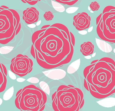Düğün ve doğum günü için çiçek Dikişsiz desen arka plan.