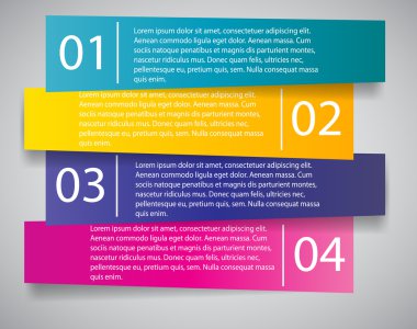 Infographic iş şablonu