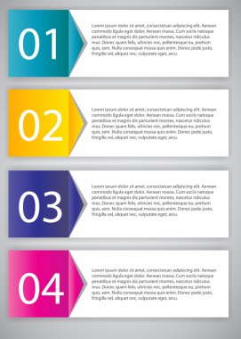 Infographic iş şablonu