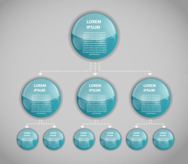 Infographic iş şablonu vektör çizim