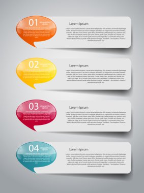 Infographic iş şablonu vektör çizim