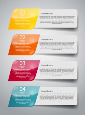 Infographic iş şablonu vektör çizim