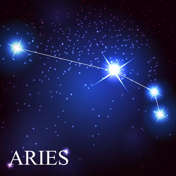 aries zodiac sign of the beautiful bright stars