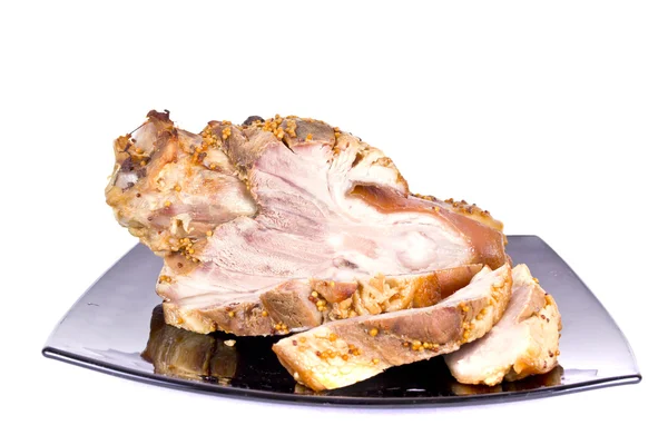 Domuz, domuz eti beyaz zemin üzerine izole — Stok Foto © Yganko 42354105