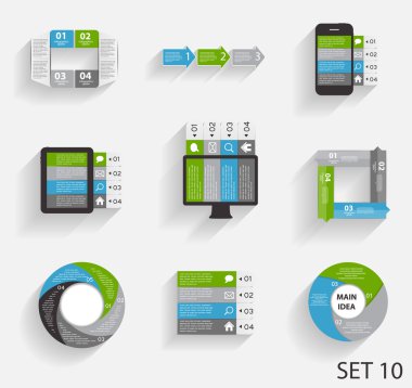 Infographic şablonları iş topluluğu