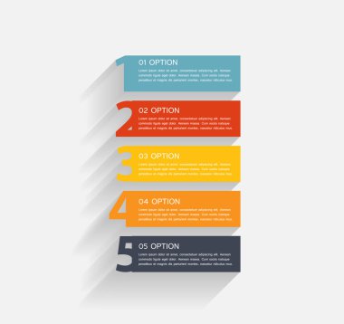 Infographic iş şablonu vektör çizim