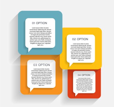 Infographic iş şablonu vektör çizim