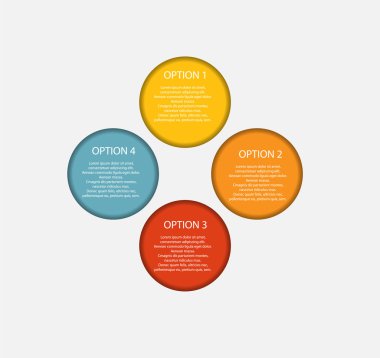 Infographic iş şablonu vektör çizim