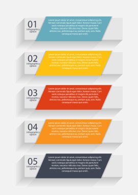 Infographic iş şablonu vektör çizim