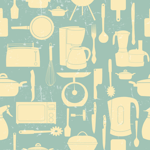 seamless kitchen pattern