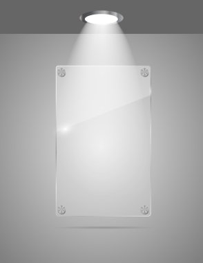 gerçekçi cam çerçeveler. vektör çizim