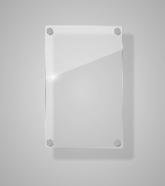 gerçekçi cam çerçeveler. vektör çizim