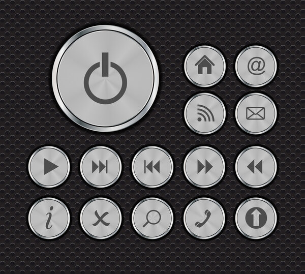 Блестящая компьютерная иконка с векторной иллюстрацией
