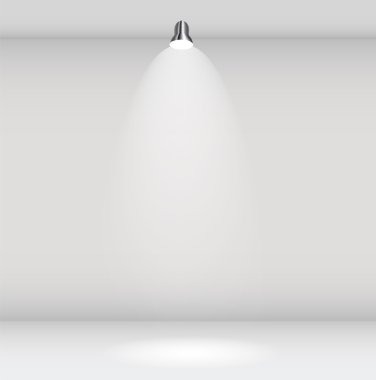 metin ve resim, vektör çizim için boş duvar