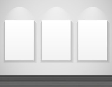 Çerçeve Duvar için metin ve görüntü, vektör çizim