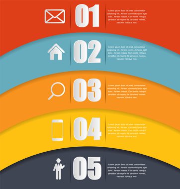 Infographic şablonları iş için