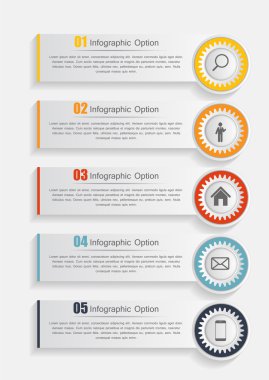 Infographic şablonları iş için