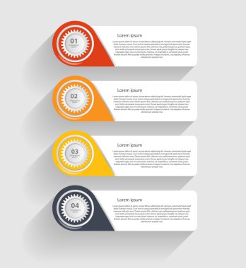 Infographic şablonları iş için