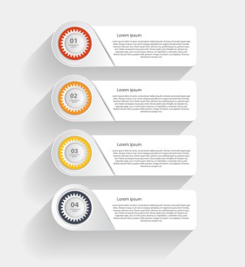 Infographic şablonları iş için
