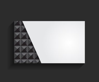 Kartvizit vektör çizim için şablon