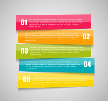 Infographic iş şablonu vektör çizim