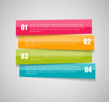 Infographic iş şablonu vektör çizim