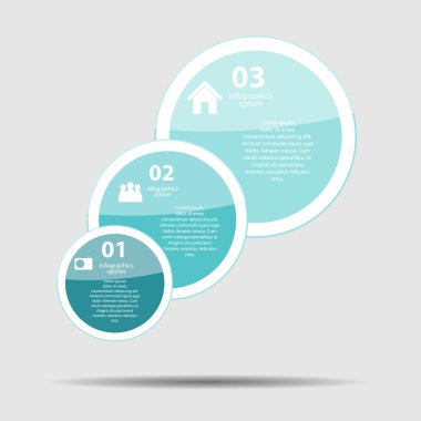 İş Vektörü İllüstrasyonu için Infographic Şablonları