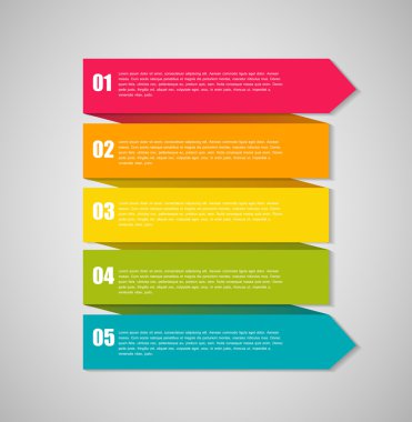 Infographic iş şablonu vektör çizim