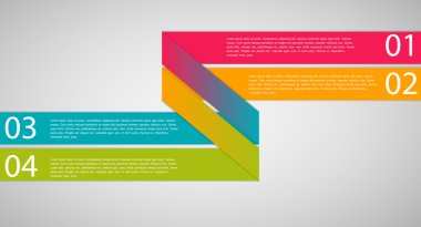 Infographic iş şablonu vektör çizim