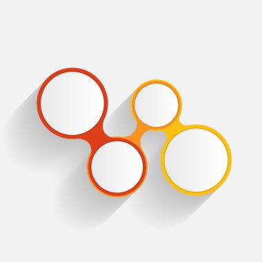 Infographic iş şablonu vektör çizim