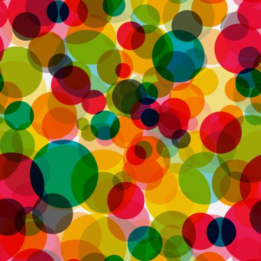 parlak daire Dikişsiz desen arka plan