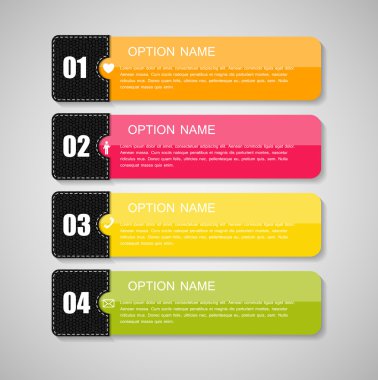 Infographic iş şablonu