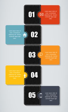 Infographic şablonları iş için