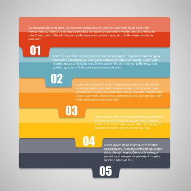 Infographic şablonları iş için