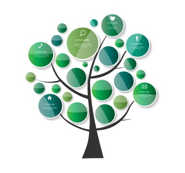 Infographic şablonları iş için