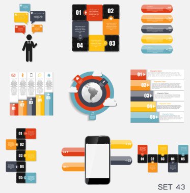 Collection of Infographic Templates for Business