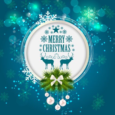 soyut noel arkaplan vektör çizimi