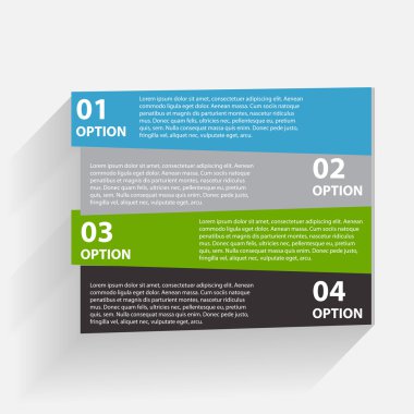 İş Vektörü İllüstrasyonu için Infographic Şablonları