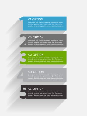 İş Vektörü İllüstrasyonu için Infographic Şablonları