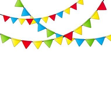 parti bayrağı arka plan vektör çizim