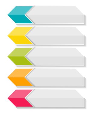 Infographic iş şablonu vektör çizim